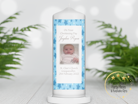 Personalised Christening candle | Personalised Baptism candle | Naming Day Candle